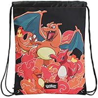 CYPBRANDS , Mochila Saco 34x44 Pokémon Charmander Unisex Niños,