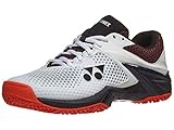 YONEX Power Cushion Eclipsion 2 Mens Tennis Shoes 7.0 White/Orange D Medium