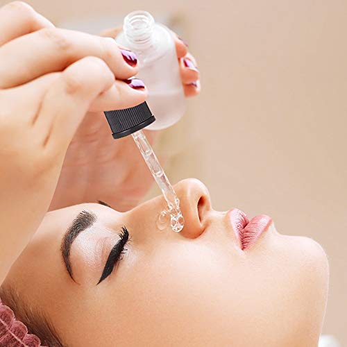 Ph Pandahall Set Of 12, Glass Eye Droppers For Essential Oil 10Ml (1/3 Ounce) Pressure Rotating Cover Oil Droppers Pipettes Roller Tops For 10Ml Essential Oil Bottles #TOP6