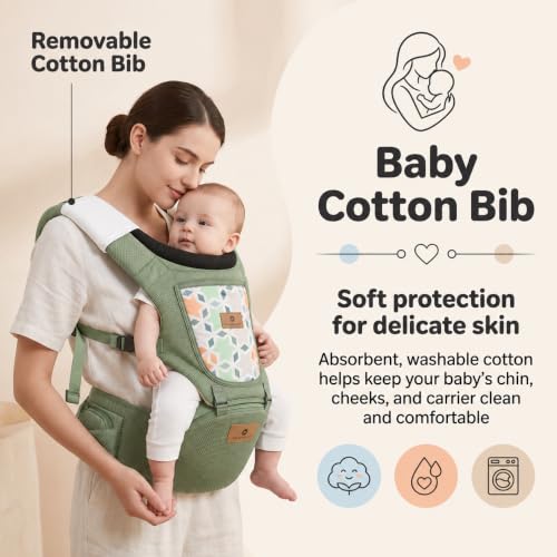Image of StarAndDaisy Baby Carrier for 0 to 3 Year with Soft Cushioned Hip Seat | Sling Baby Carrier with 2 Storage Pockets | | Soft Cushioned Baby Carry Bag for Newborn to Toddler