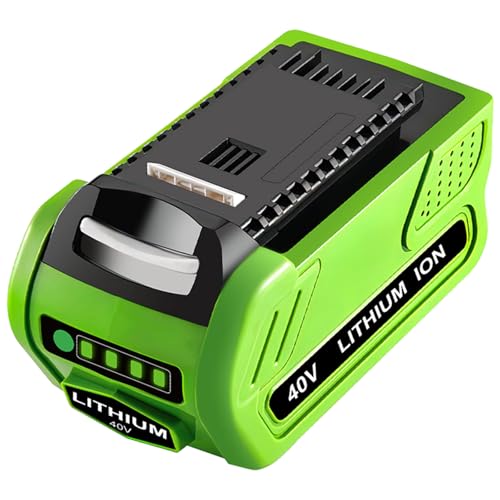 Image of 1Pack 6000mAh 29472 Battery Replacement for Greenworks 40V Battery 29462 29252 20202 22262 25322 Cordless Tools (Green)