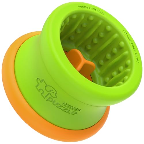 Image of Puzzle Feeder Dog Puzzle Toys, Interactive Dog Toys to Keep Them Busy,Detachable Dog Enrichment Toys Easy to Clean, Dog Toys for Medium Dogs, Green