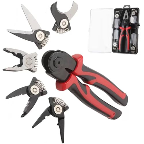 Ensemble d'outils de sertissage multifonctionnel en acier forgé avec ciseaux - 4