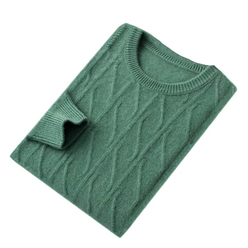 Pull cachemire homme col ras du cou vêtement chaud hiver casual