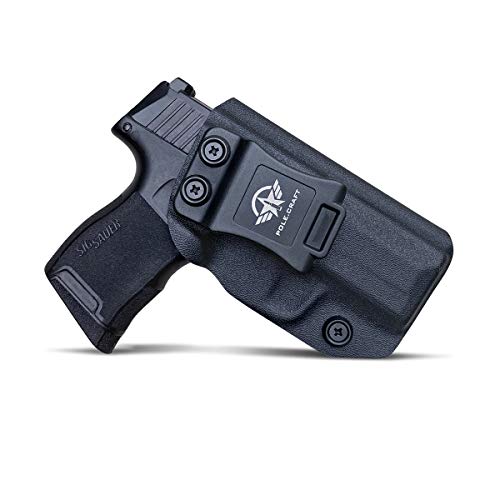 Sig P365 Kabura IWB Kydex For Sig Sauer P365 Kabura Ukryte Carry - Kydex IWB Kabura for Sig P365 SAS Akcesoria - IWB Ukryte Kabura Sig P365 Pistolet Case Pocket (Black, Right Hand Draw)