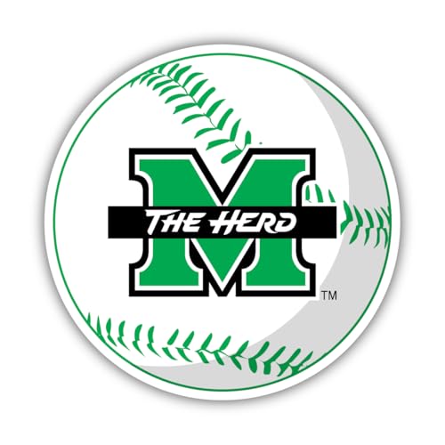 Marshall Thundering Herd Baseball Vinyl Decal Sticker – Officially Licensed 6-Inch