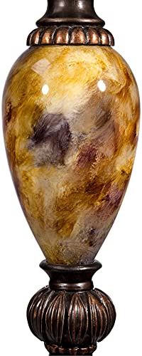 Kathy Ireland Mulholland Bronze And Marbleized Golden Table Lamp Set Of 2 #TOP4