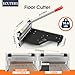 13“ Laminate|Vinyl Floor Plank Cutter, ECUTERS Heavy Duty Flooring Cut Up to 16mm Thick Floors, Portable Angle Length Cutting Flooring Tools - Engineer Wood Parquet LVP LVT VCT SPC WPC