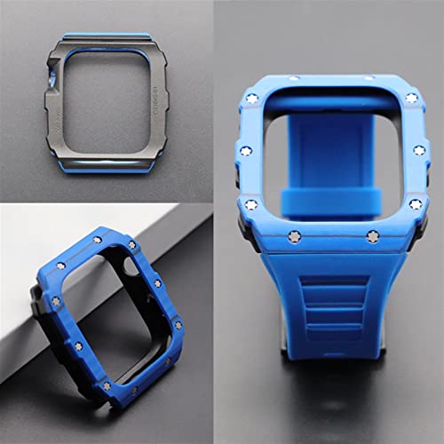 Boîtier en fibre de carbone pour Apple Watch 7 en céramique d'agate de luxe