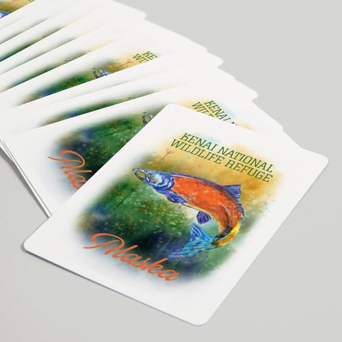 Baraja de Póker Lantern Press Kenai Alaska 52 cartas miniatura 5