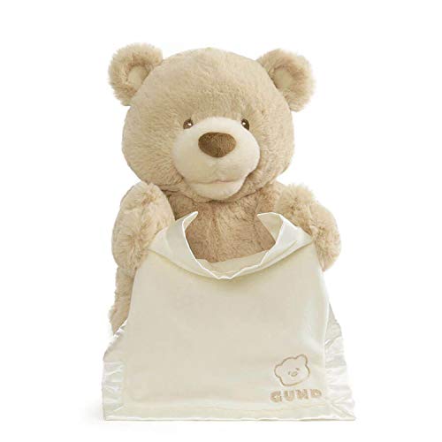 GUND Peek-A-Boo Teddy Bear Animated Stuffed Animal Plush, 11.5
