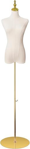 Torso de maniquí femenino, forma de vestido para coser de 55 a 71 pulgadas, modelo de mujer de altura ajustable, cuerpo de maniquí de alta