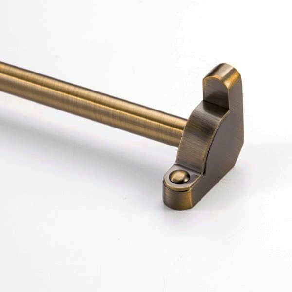 Heritage Stair Rod Collection | 1/2" Tubular Rods without Finials (28.5", Old Antique Brass)