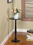 King's Brand PS22 Plant Stand Accent Side End Table, Black Finish