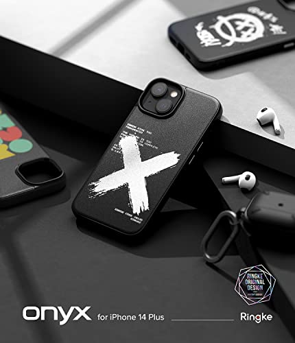 Image of Ringke Onyx Design Compatible with iPhone 14 Plus Case Cover Rugged Flexible Durable Anti-Slip TPU Protection Shockproof iPhone 14 Plus Back Cover - Graffiti