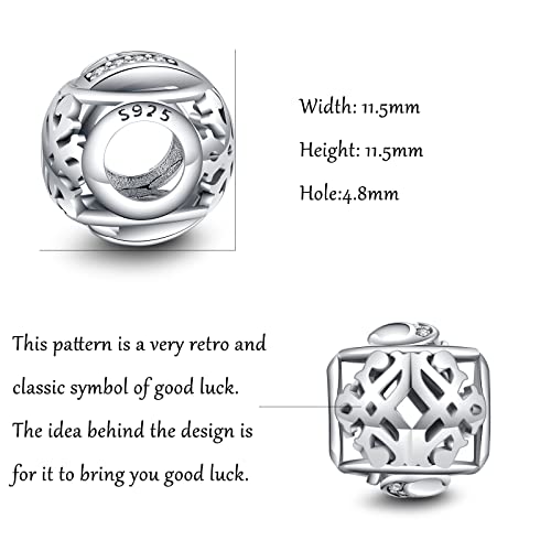 Tizu 925 Sterling Silver Letter B Charms For Pandora Bracelets Alphabet Initial Beads Charms Jewelry Gift For Women #TOP4