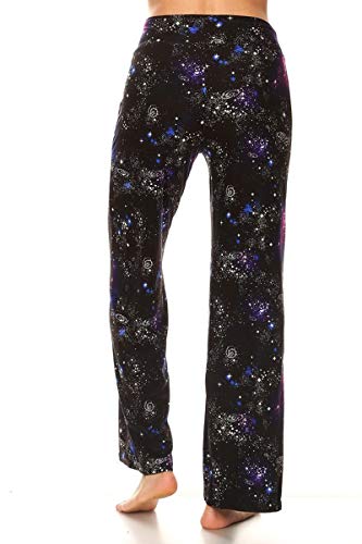 Image of Leggings Depot Women's Wide Leg Drawstring Pajama Pants for Lounge, Sleep