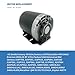 GF2024 Blower Motor 1/4HP 115V 60Hz 1725RPM 48Frame Replaces Packard 45014 Ao Smith/Century 325P581, NBK20609 Emerson 8000, GE BF4701, Universal 802, Baldor RSP1441A, Dayton 4UE76, Belt Drive Leungoo