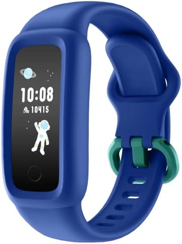 BIGGERFIVE Vigor 2 Fitness Tracker Watch for Kids Girls Boys Ages 5-12, Activity Tracker, Pedometer, Heart Rate Sleep Monitor, IP68 Waterproof Calorie Step Counter Watch, Alarm Clock, Great Kids Gift