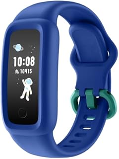 BIGGERFIVE Vigor 2 Fitness Tracker Watch for Kids Girls Boys Ages 5-12, Activity Tracker, Pedometer, Heart Rate Sleep Monitor, IP68 Waterproof Calorie Step Counter Watch, Alarm Clock, Great Kids Gift