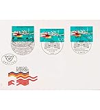 Gebiet: Schweiz - Europa Goldhahn Schweiz Nr. 1501 FDC Ersttagsbrief Bodensee mit BRD Nr. 1678+ AUT Nr. 2096 Briefmarken für Sammler