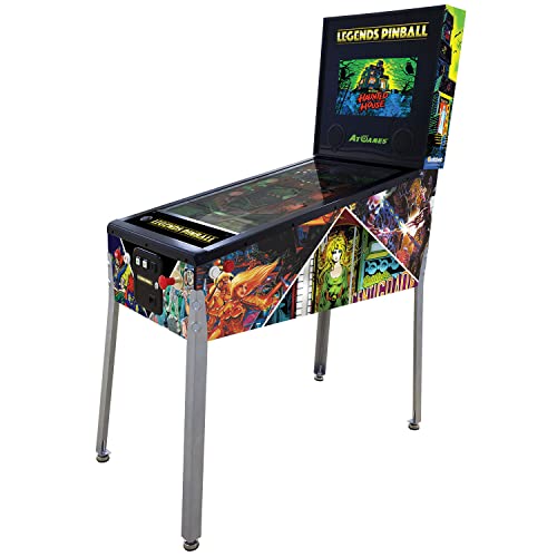Legends Pinball, Full Size Arcade Machine Console, Classic Retro Video Games, 22 Built In Licensed Genre-Defining Pinball Games, Black Hole, Haunted House, Rescue 911, WiFi, HDMI, Bluetooth - Thumbnail 2