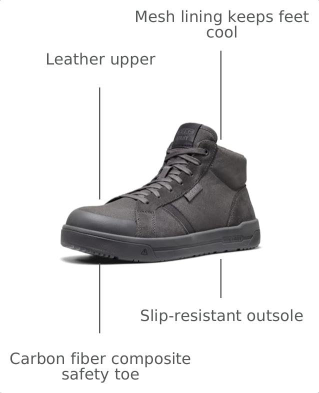 Image of KEEN Utility Men's Kenton Mid Composite Toe Work Sneakers