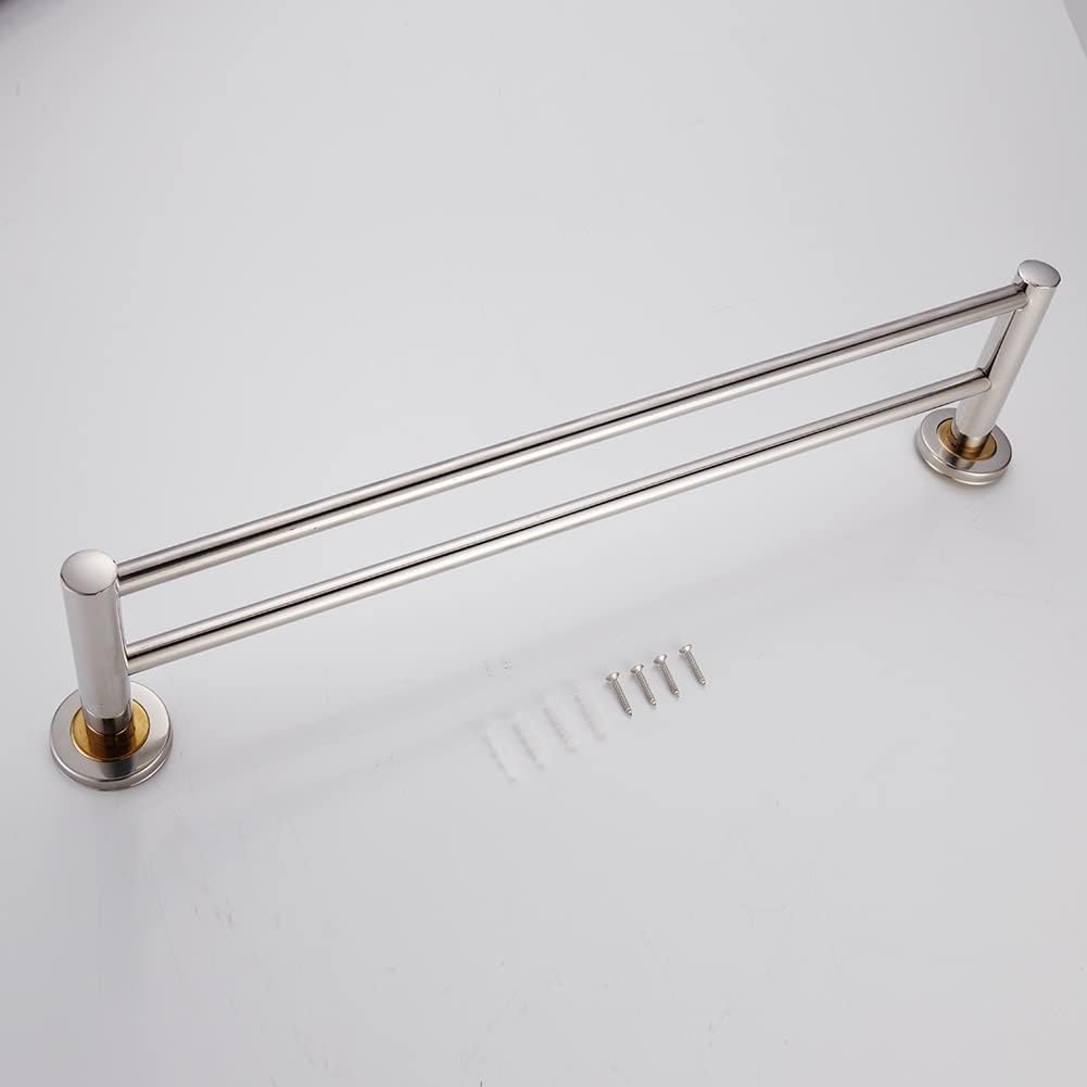 FMURY Towel Bar Stainless Steel Towel Rack Hanging Holder Accessories Bathroom Towel Holder Shelf Hanger image 2