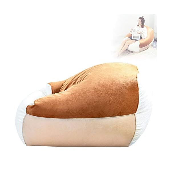 NANANA Sitzsack Stuhlbezug Füllung für Drinnen und Draußen, Highback Sitzsack Großer Sitzsack Stuhl für Kinder…