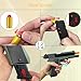 Toy Gun Fully Automatic Reloading Rebound Shell Ejecting Toy Auto Pistol Shooting Games Toys Soft Foam Blaster, Education Model Toys, Gift for Kids Boys Girls
