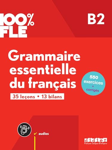 100% FLE Grammaire essentielle du francais B2 ksiązka + CD MP3