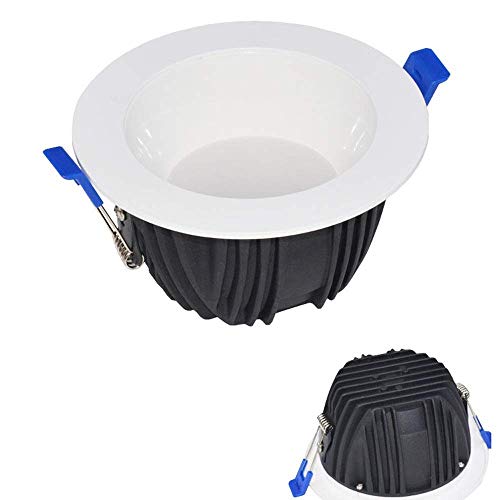 Evite reflejos molestos usando downlights LED empotrables redondos de 10W 2