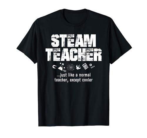 STEAM Teacher Graphic Tee Educador y defensor de la ciencia Camiseta