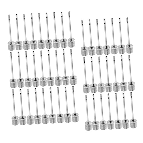 Mipcase Flexible Ball Pump Needle Set 100pcs Portable for Basketball Football Volleyball Inflation Supply Easy to Use