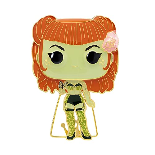 Funko DC Comics - Pop Large Enamel Pin No. 13 - Poison Ivy - Chase, Green