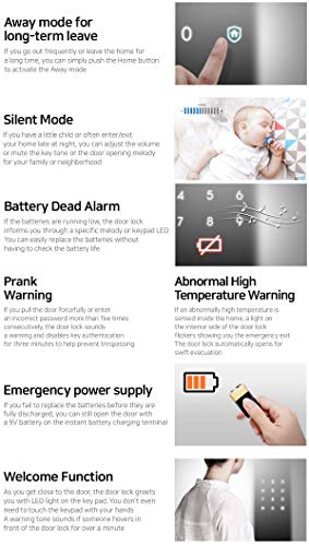 Samsung Digital Door Lock Shs-P718Lbk/En Fingerprint Push Pull Two Way Latch Mortise English Version (Morise - Aml320) #TOP4