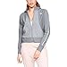 Produktbild Under Armour Damen TB Osmanische Vlies Voller Reißverschluss Wortmarke Grafik Oberteil, Steel Light Heather/White, S