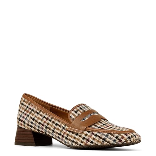 Image of Donald Pliner Women's Tristina Penny Loafer Heel - 1.3 inch Block Heel Shoes for Comfort, Slip On Women's Heels
