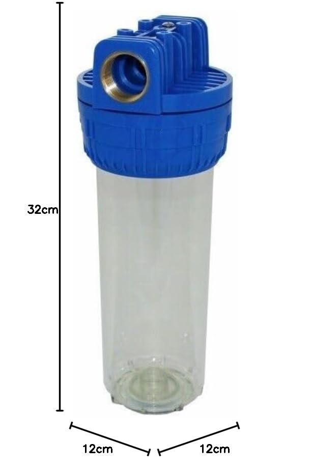 10" Filter Gehäuse Tasse mit 1" Anschluss Wasserfilter Brunnen Hauswasserwerk
