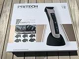 Cortadora de pelo inalámbrico recargable profesional con pantalla LCD, hoja de cerámica, 7 peines desmontables, control de hoja ajustable, 5 ajustes,...