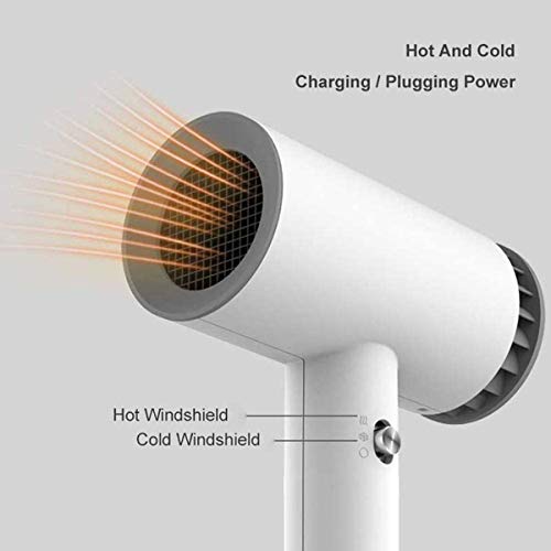 LGQ Asciugacapelli Caldo e Freddo Asciugacapelli USB ad Aria Fredda Portatile Plug-in Mini asciugacapelli da Viaggio ad Aria Calda Asciugacapelli USB Cordless Aria Fredda