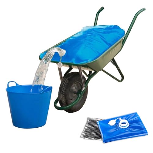 Fishtec - Réservoir d'eau Pliable 80 L - Souple et Résistant avec Surface Antidérapante - Idéal Jardin, Camping ou Abreuvement d'animaux - 100x70 cm