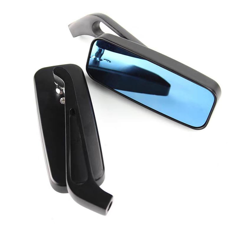 Espejo retrovisor rectangular para Vespa GTS 300 y Primavera cromado de estilo retro 4