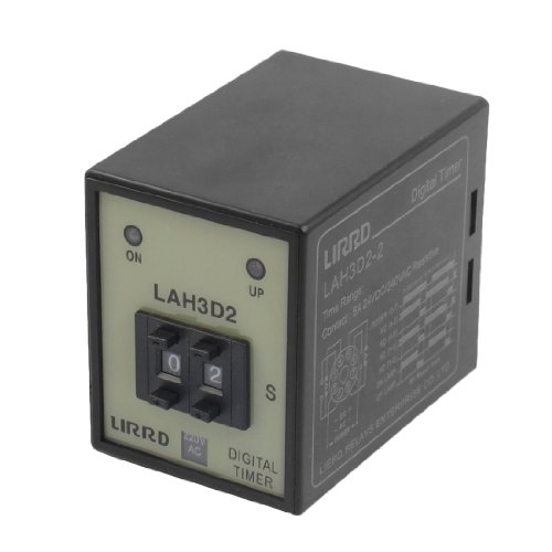 Relais temporisé numérique JCAKES AC 220V 2NO 2NC pour contrôle précis de l'alimentation