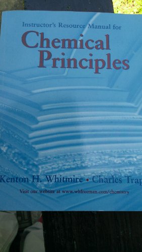 Chemical Principles: The Quest for Insight (Instructor's Resource Manual)