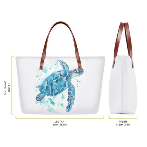 Image of 2PCS Tote Bag for Women Top Handle Purse with Wallet, Hobo Bag Tote Shoulder Bag with PU Cosmetic Bag