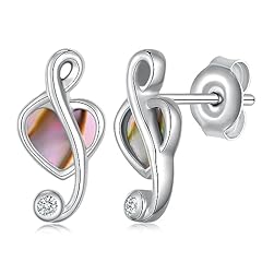 Treble Music Note Earrings