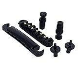 Greenten Black Roller Saddle Tune-O-Matic Guitar Bridge Tailpiece for Gibson Les Paul Electric...