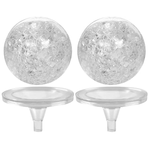 BESPORTBLE 1 Set Bubble Ball Holder Set for Indoor Table Fountain Glass Ball Replacement with Stand Indoor Fountain Waterfall Shiny Button Acrylic Button Ball Aquarium Small