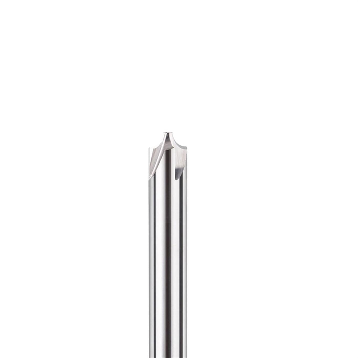 1Pcs Carbide Radius Corner Rounding Cutter End Mill CNC Tool R0.5 R1 R2 R3 R6 Chamfering Outside Quarter Circle Router Bit(Brigth Finish,R0.5x4D)